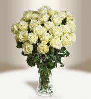 Bouquet of white roses - Get flowers in Prague